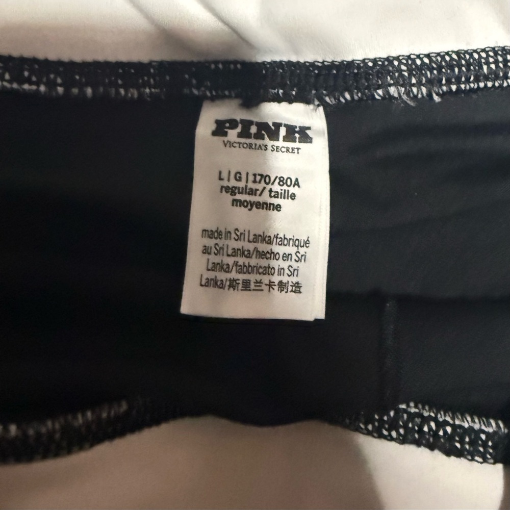 Victoria's Secret PINK Black Leggings